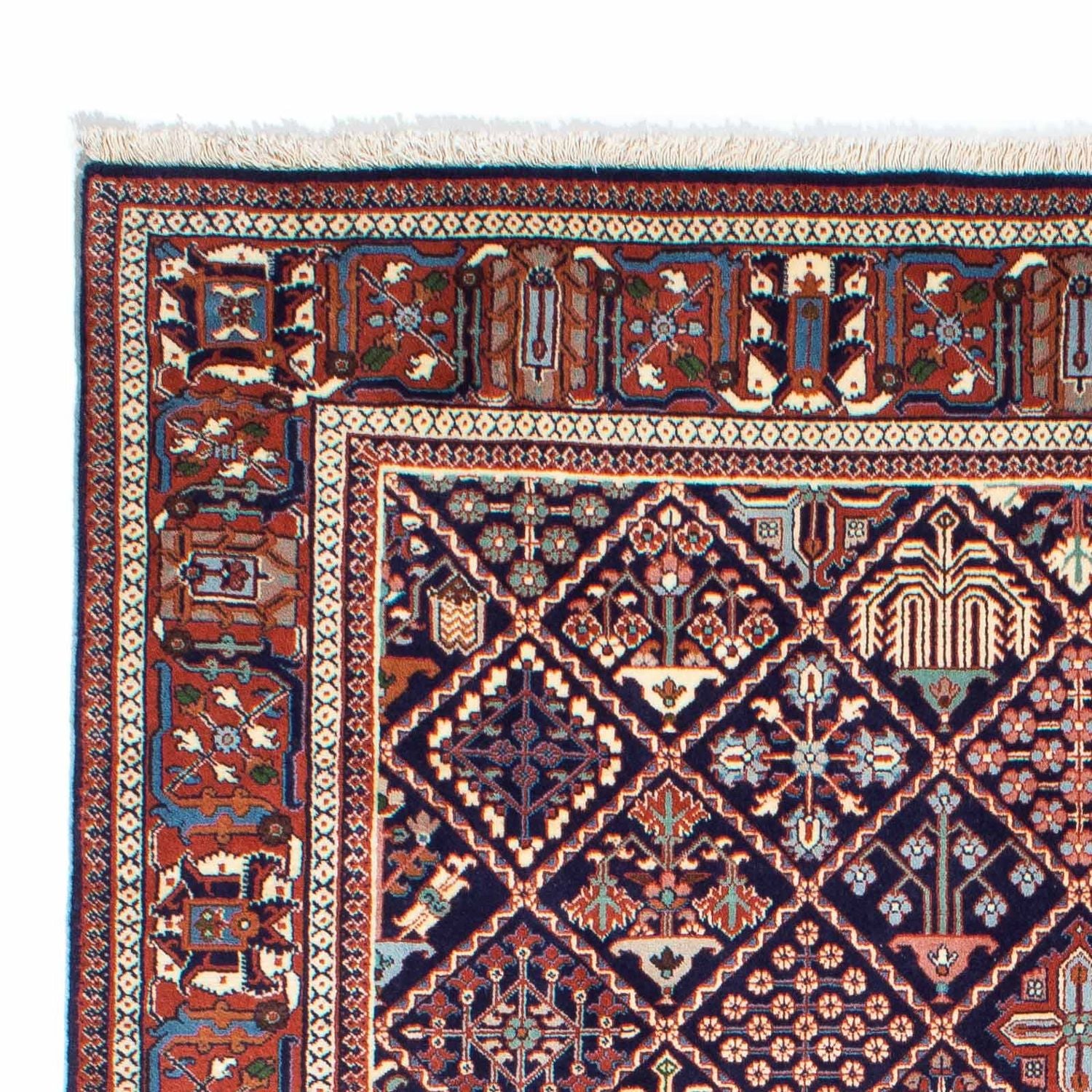 Alfombra persa - Nómada - 254 x 167 cm - multicolor