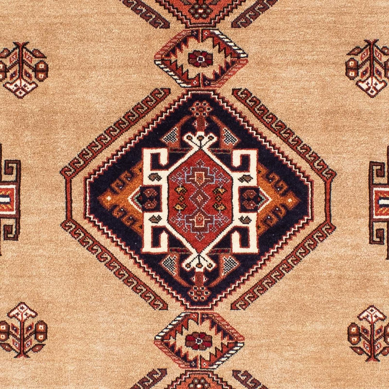 Alfombra persa - Nómada - 246 x 174 cm - marrón claro