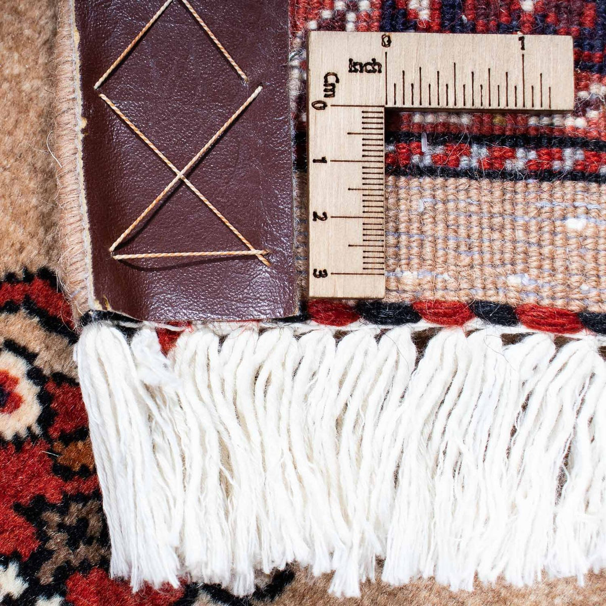 Alfombra persa - Nómada - 246 x 174 cm - marrón claro