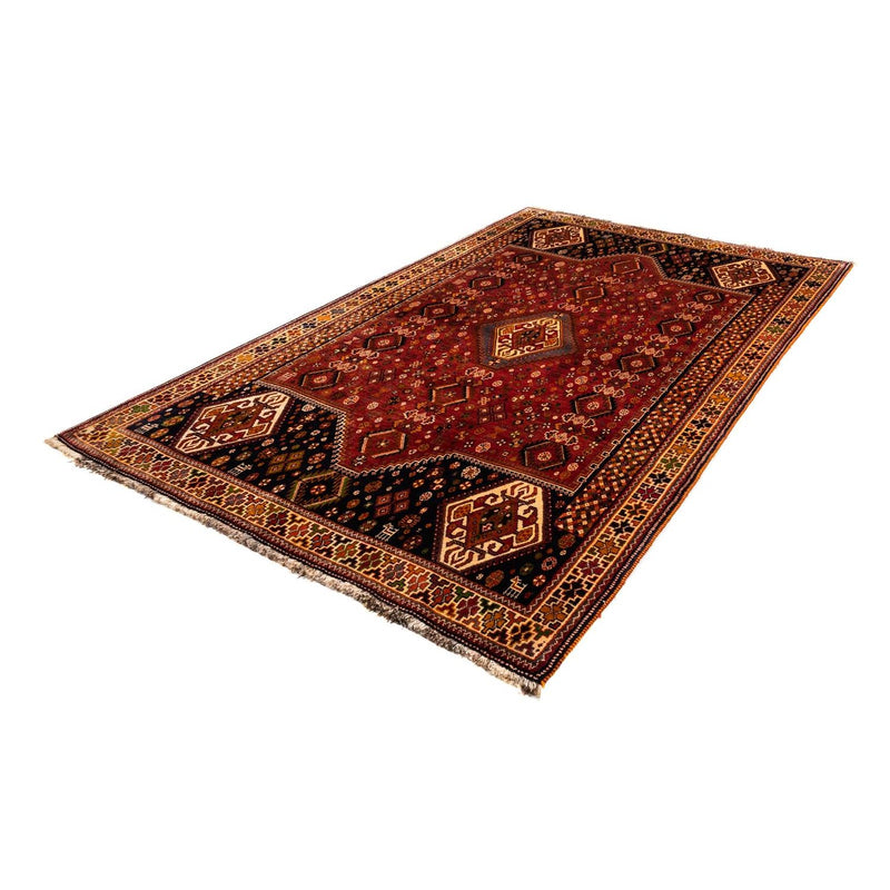 Alfombra persa - Nómada - 284 x 168 cm - rojo oscuro