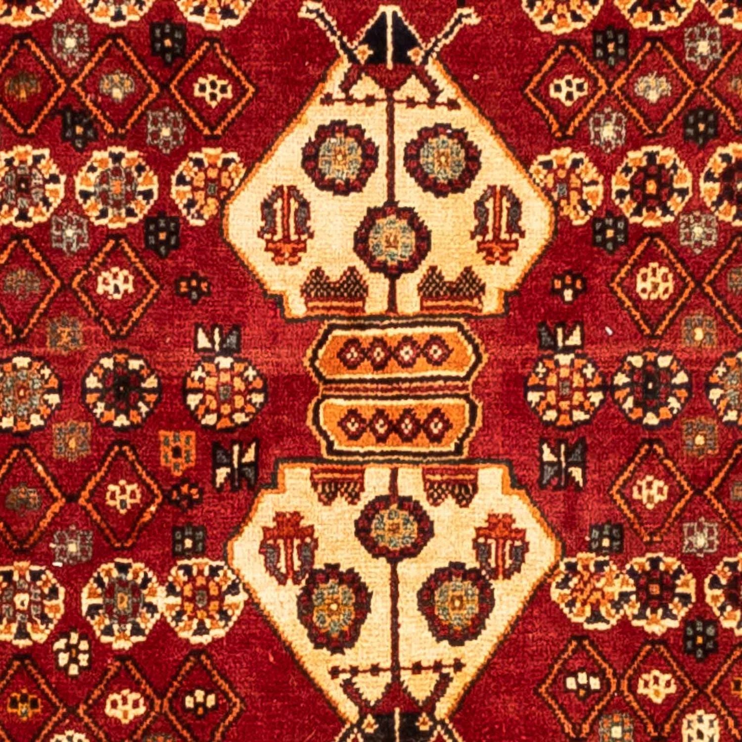 Alfombra persa - Nómada - 277 x 173 cm - rojo oscuro
