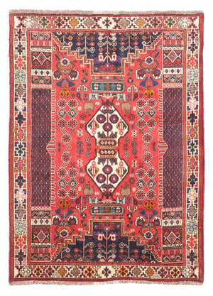 Alfombra persa - Nómada - 154 x 100 cm - rojo