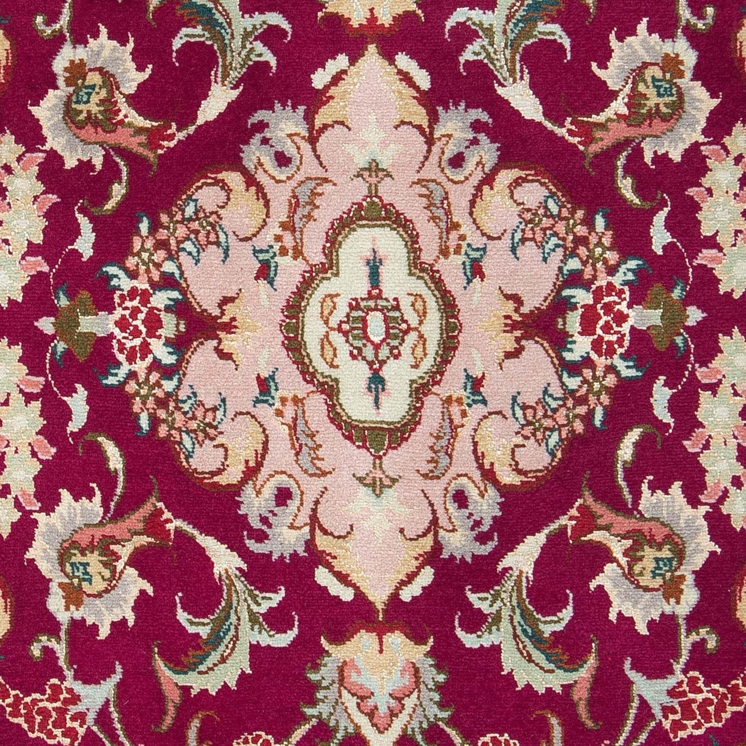 Alfombra Persa - Tabriz - Real - 90 x 60 cm - rojo oscuro