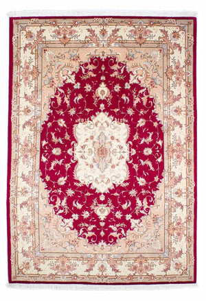 Alfombra Persa - Tabriz - Real - 235 x 164 cm - rojo