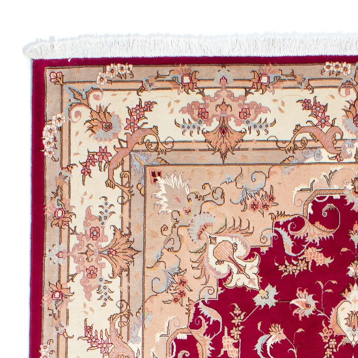 Alfombra Persa - Tabriz - Real - 235 x 164 cm - rojo