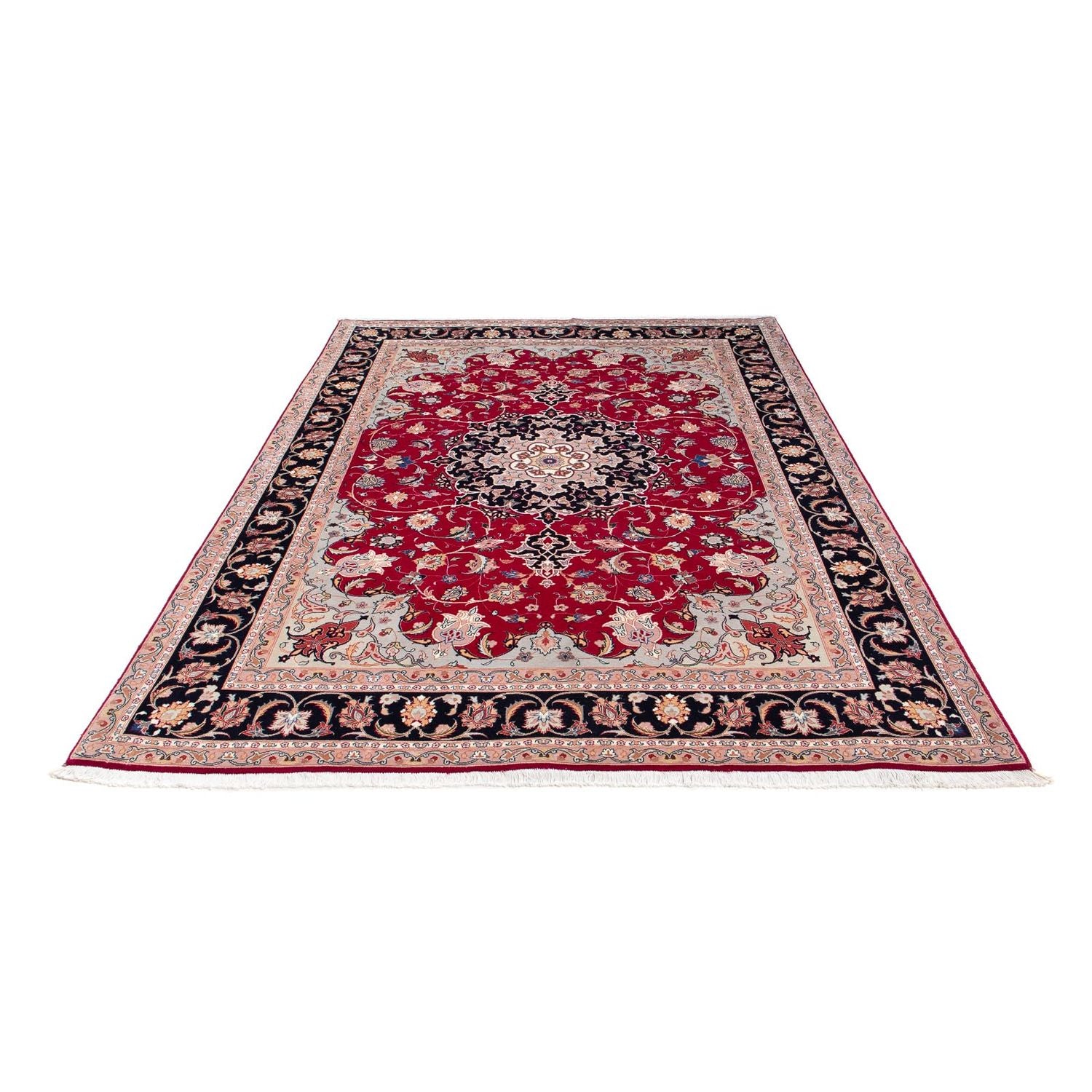 Alfombra Persa - Tabriz - Real - 240 x 175 cm - rojo
