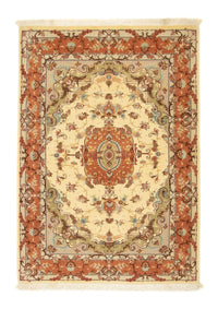 Alfombra Persa - Tabriz - Real - 143 x 102 cm - beige