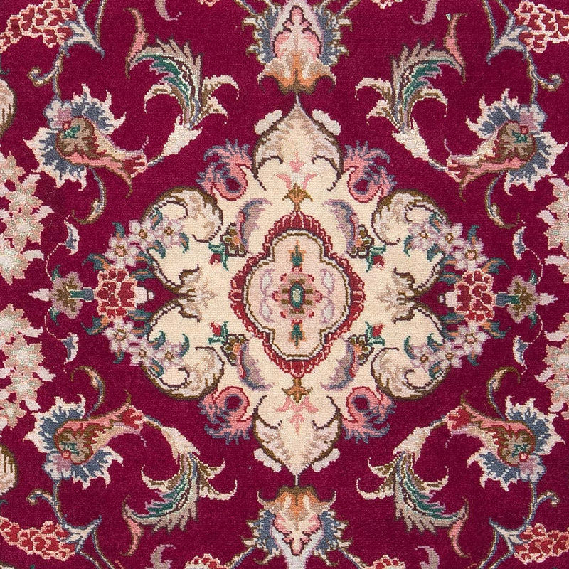 Alfombra Persa - Tabriz - Real - 90 x 60 cm - rojo oscuro