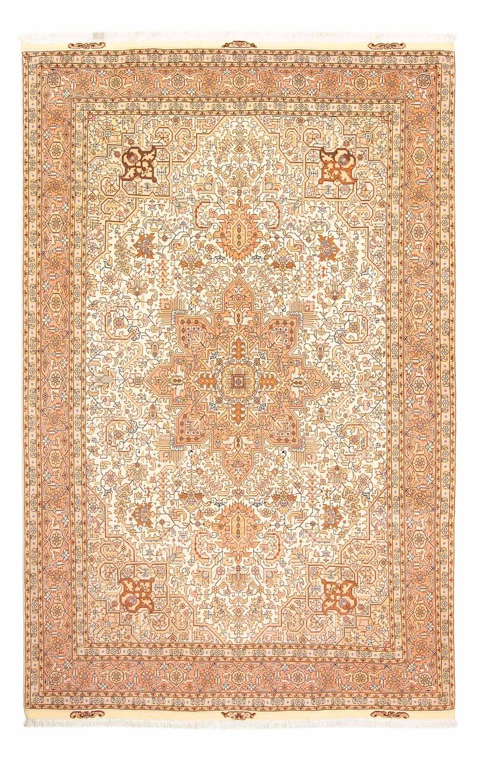 Alfombra Persa - Tabriz - Real - 308 x 202 cm - beige