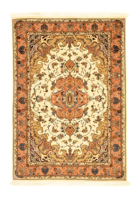Alfombra Persa - Tabriz - Real - 148 x 103 cm - beige