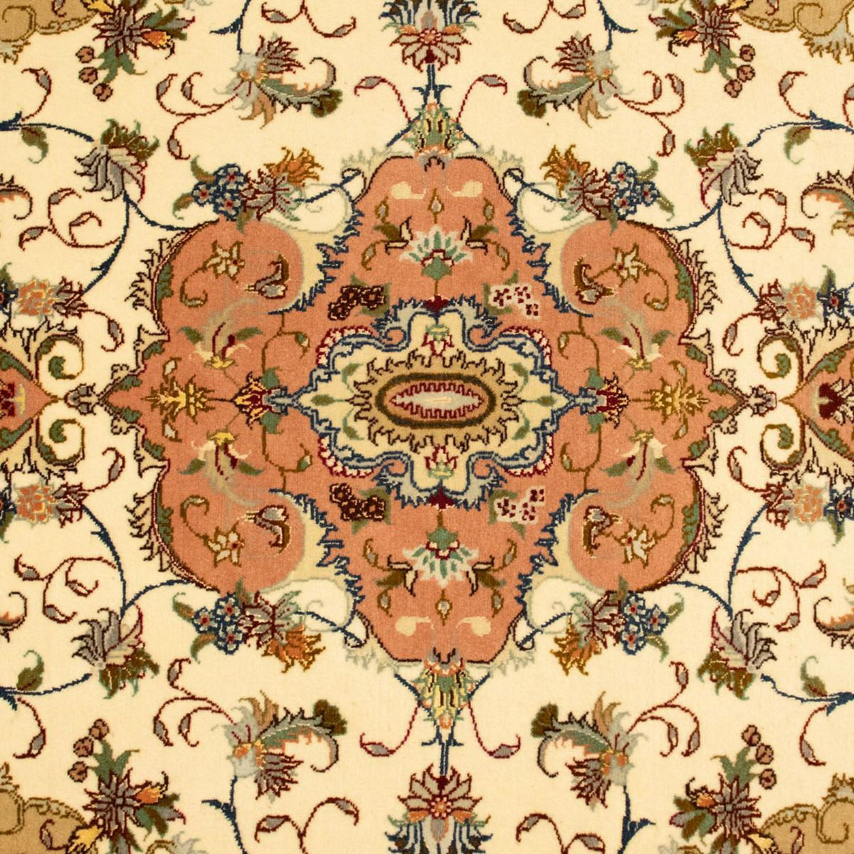 Alfombra Persa - Tabriz - Real - 148 x 103 cm - beige