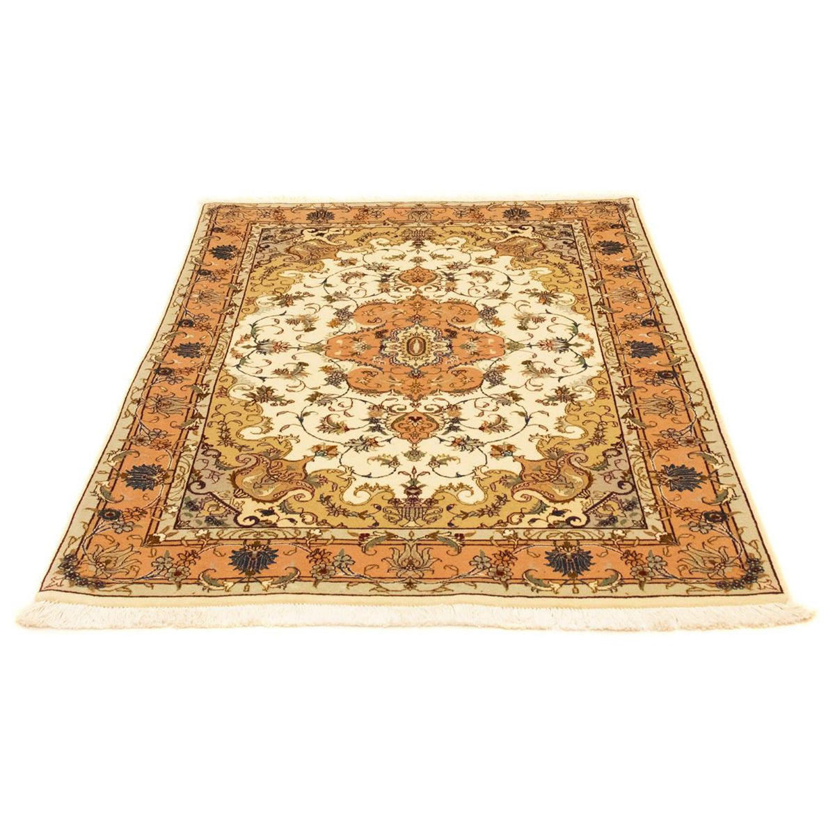 Alfombra Persa - Tabriz - Real - 148 x 103 cm - beige
