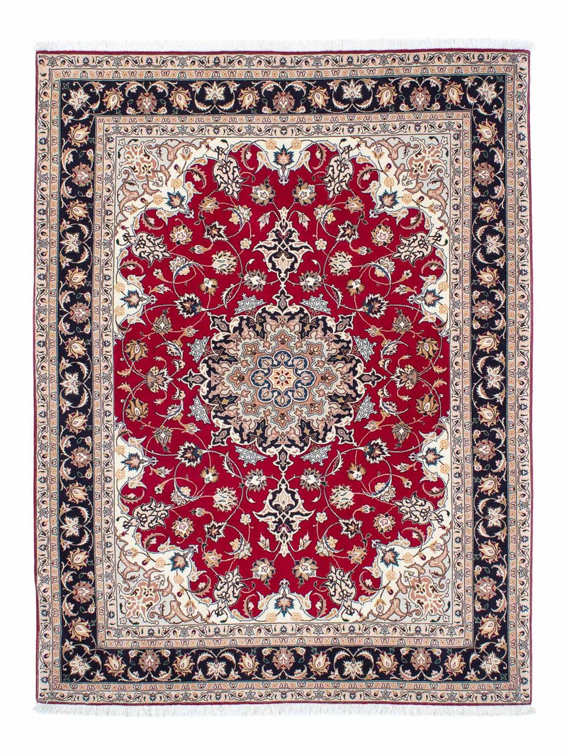 Alfombra Persa - Tabriz - Real - 202 x 152 cm - rojo