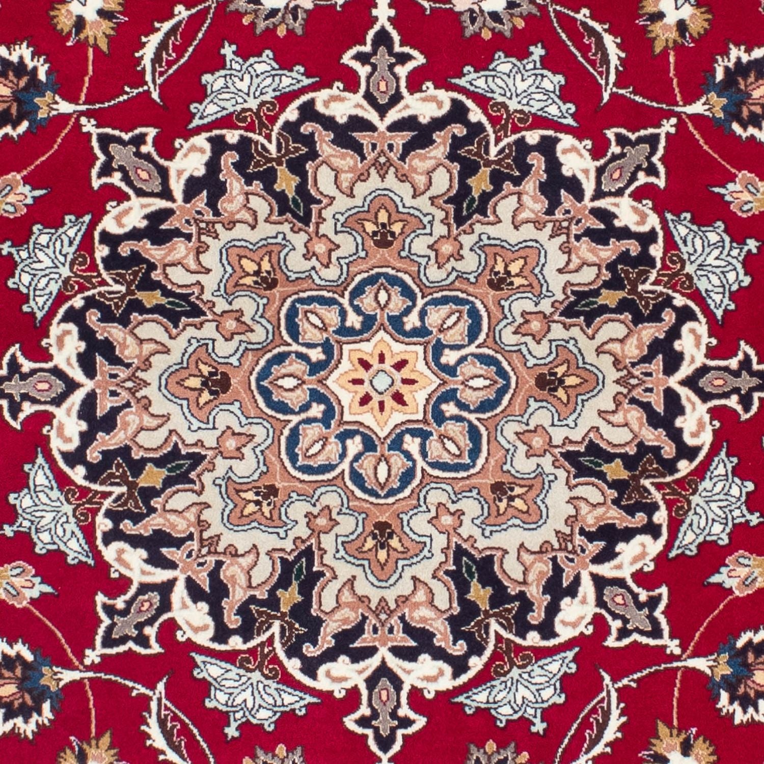 Alfombra Persa - Tabriz - Real - 202 x 152 cm - rojo