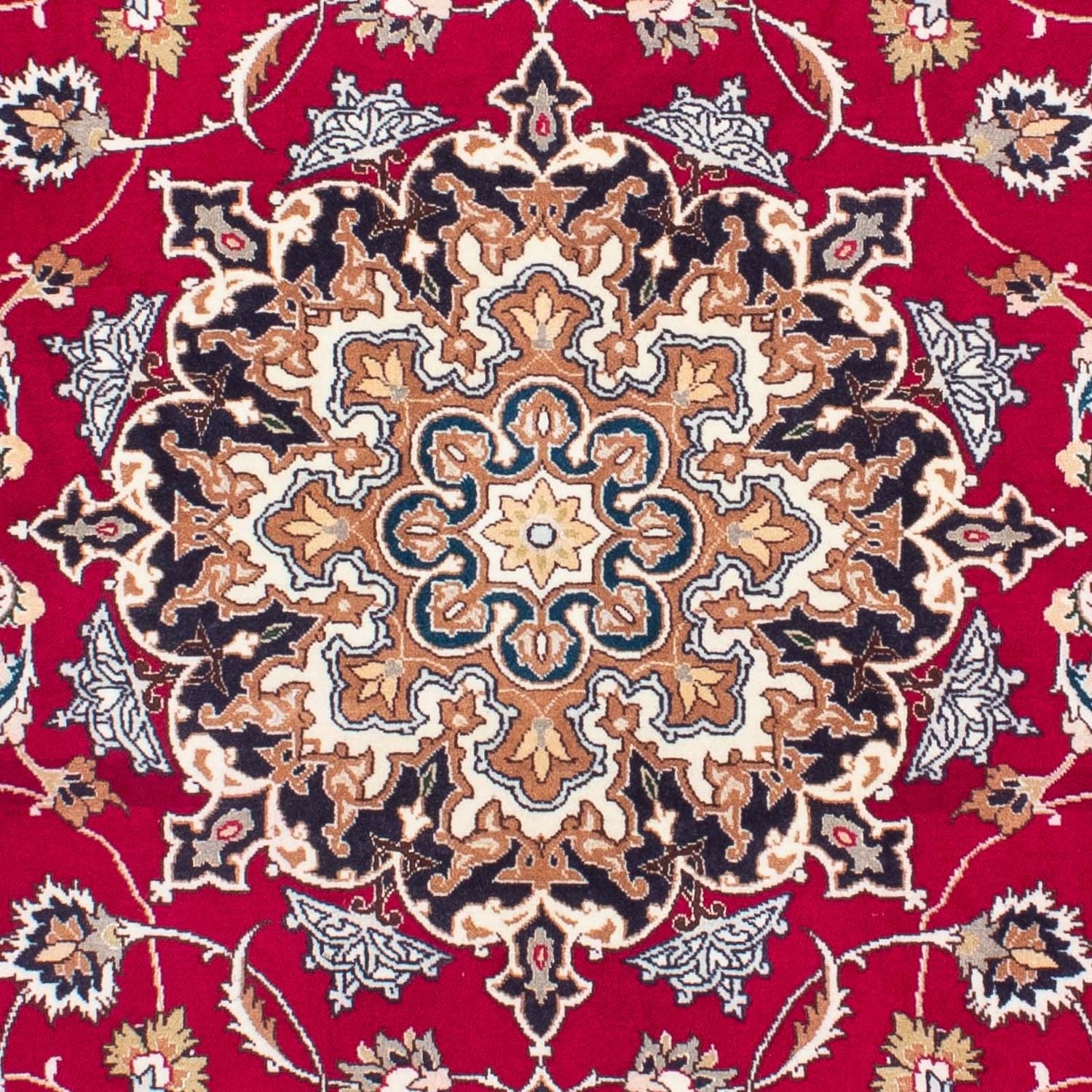 Alfombra Persa - Tabriz - Real - 200 x 152 cm - rojo