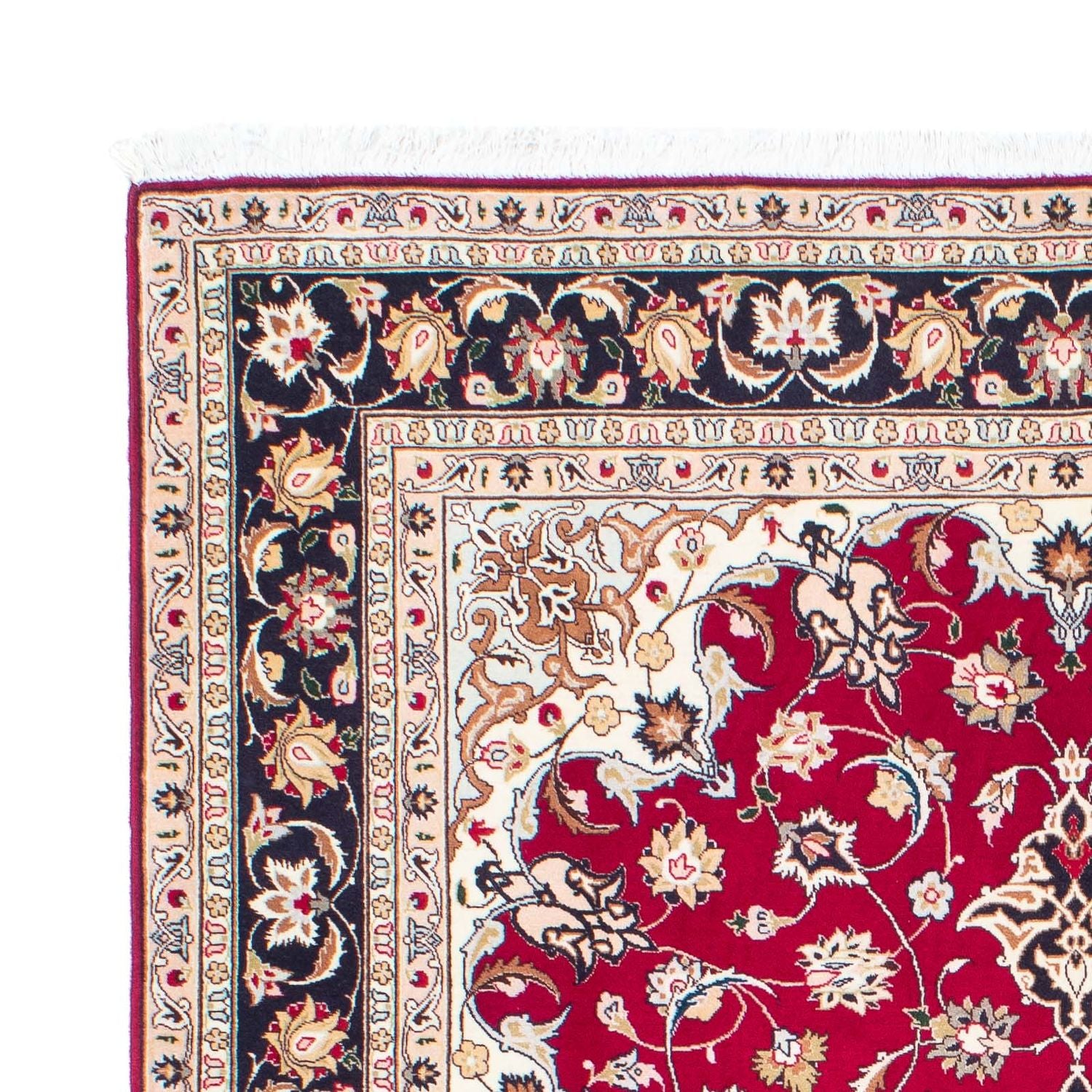 Alfombra Persa - Tabriz - Real - 200 x 152 cm - rojo