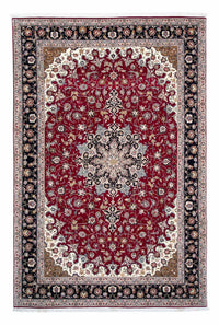 Alfombra Persa - Tabriz - Real - 318 x 205 cm - rojo oscuro