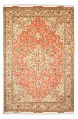 Alfombra Persa - Tabriz - Real - 312 x 202 cm - rojo claro