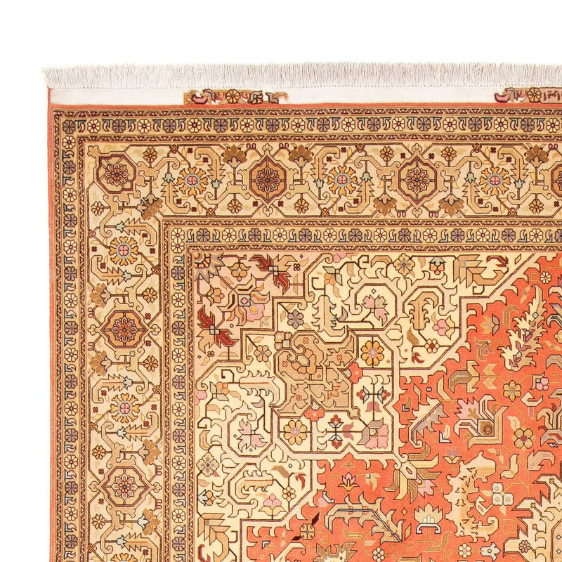 Alfombra Persa - Tabriz - Real - 312 x 202 cm - rojo claro