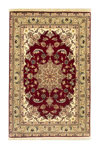 Alfombra Persa - Tabriz - Real - 150 x 99 cm - rojo