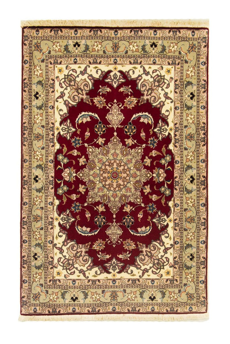 Alfombra Persa - Tabriz - Real - 150 x 99 cm - rojo