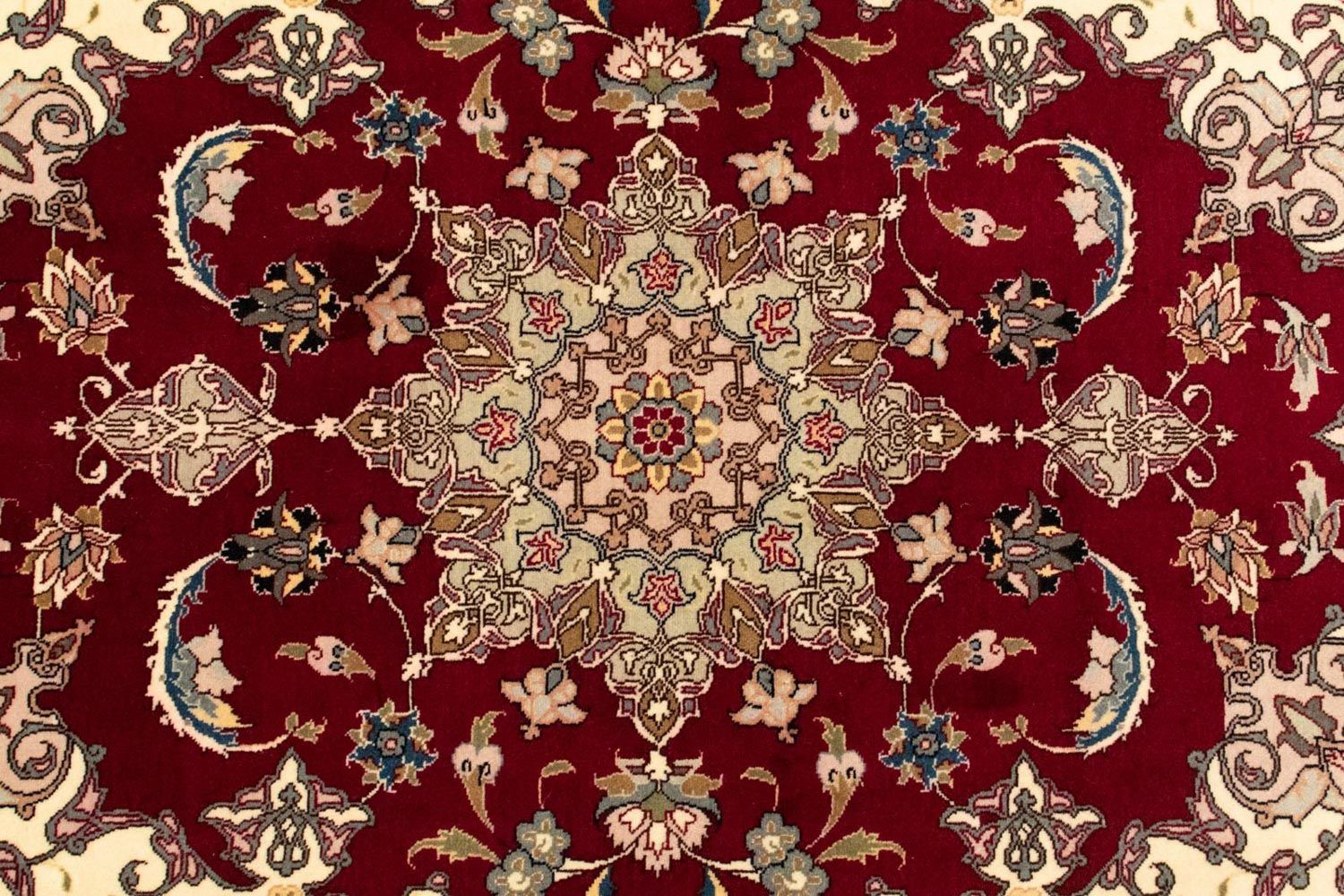 Alfombra Persa - Tabriz - Real - 150 x 99 cm - rojo