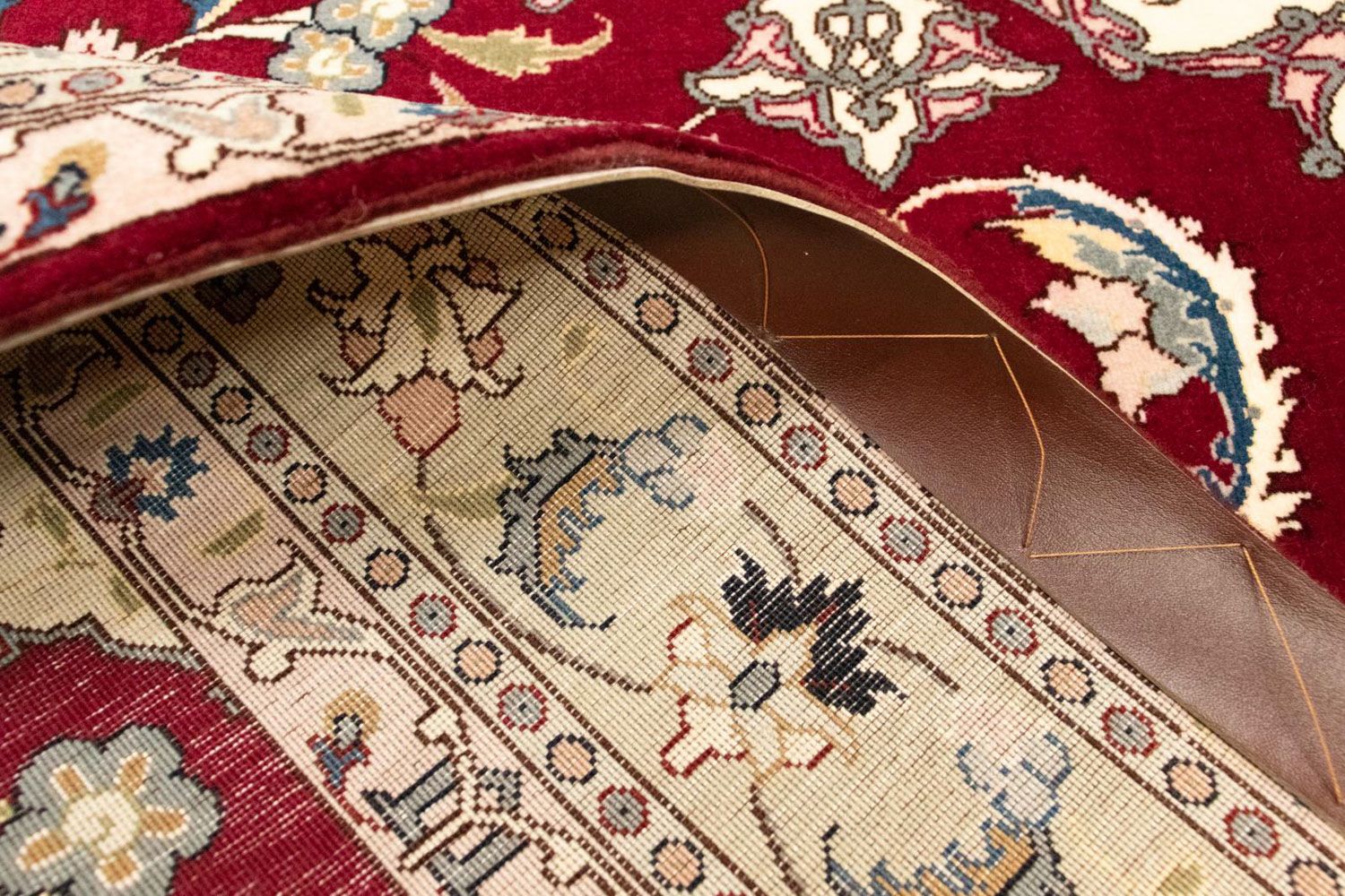 Alfombra Persa - Tabriz - Real - 150 x 99 cm - rojo