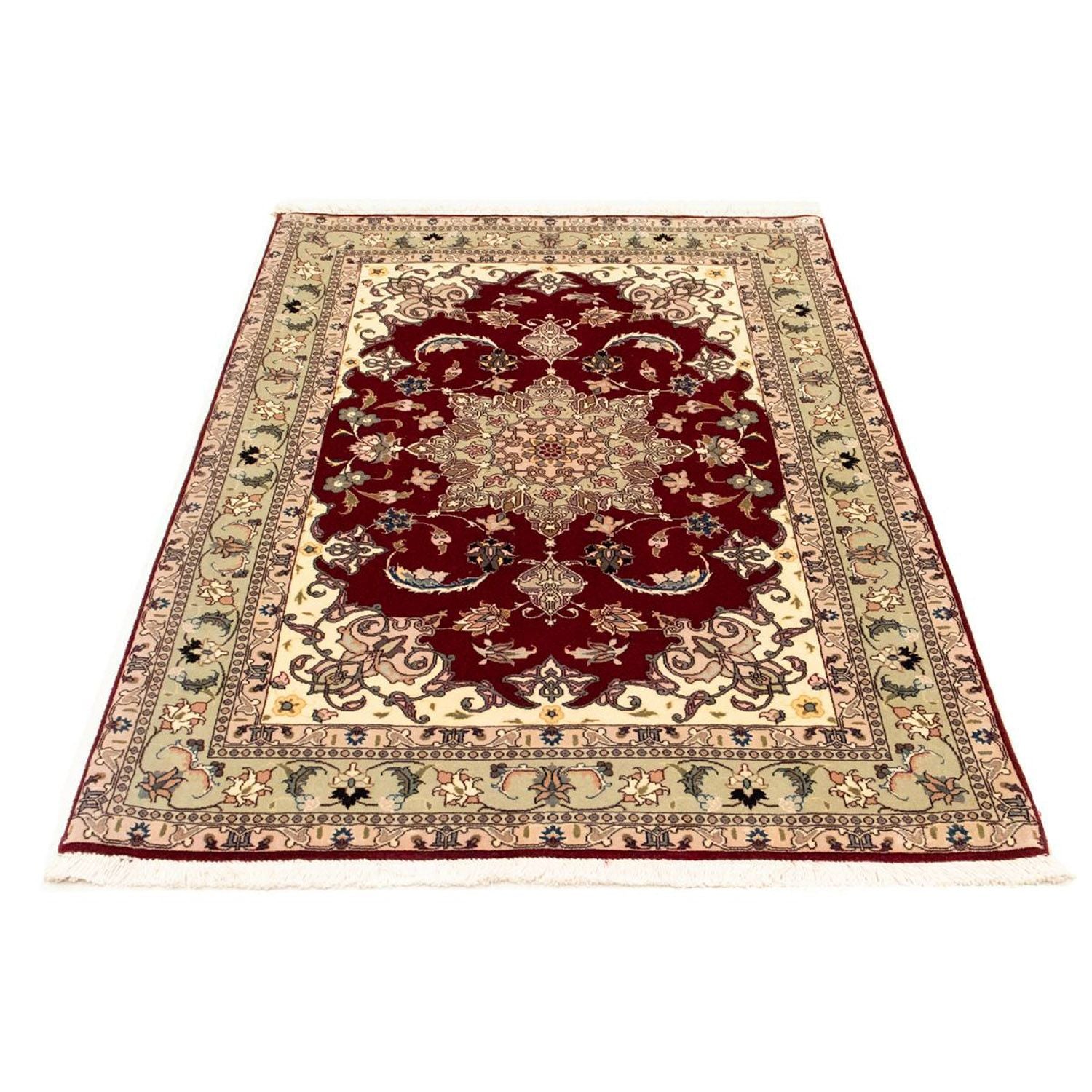 Alfombra Persa - Tabriz - Real - 150 x 99 cm - rojo