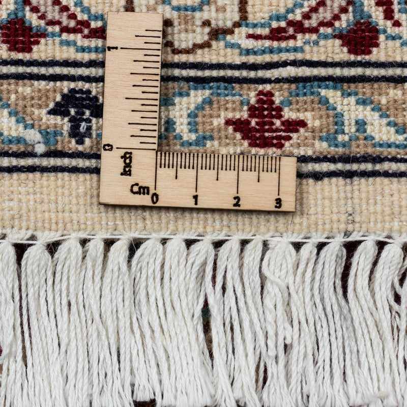 Alfombra Persa - Nain - Real - 371 x 250 cm - rojo oscuro