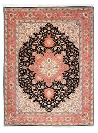 Alfombra Persa - Tabriz - Real - 207 x 152 cm - rojo claro