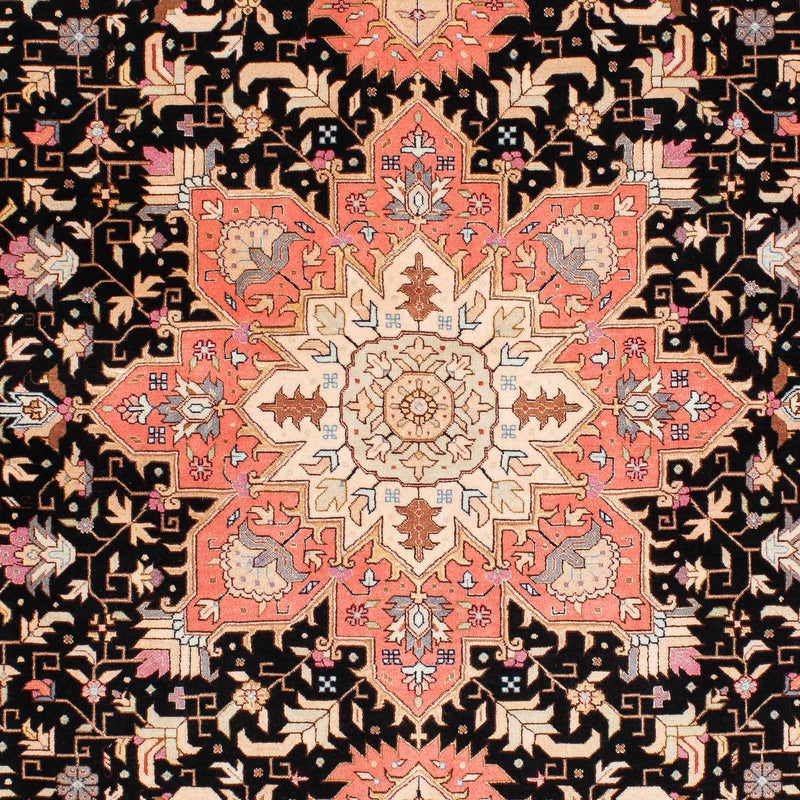 Alfombra Persa - Tabriz - Real - 207 x 152 cm - rojo claro