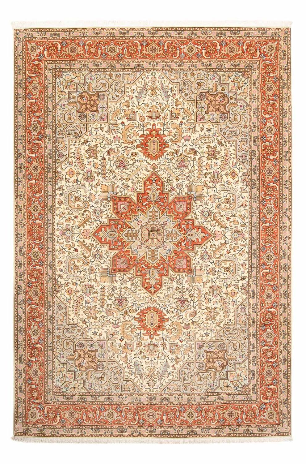 Alfombra Persa - Tabriz - Real - 300 x 204 cm - beige