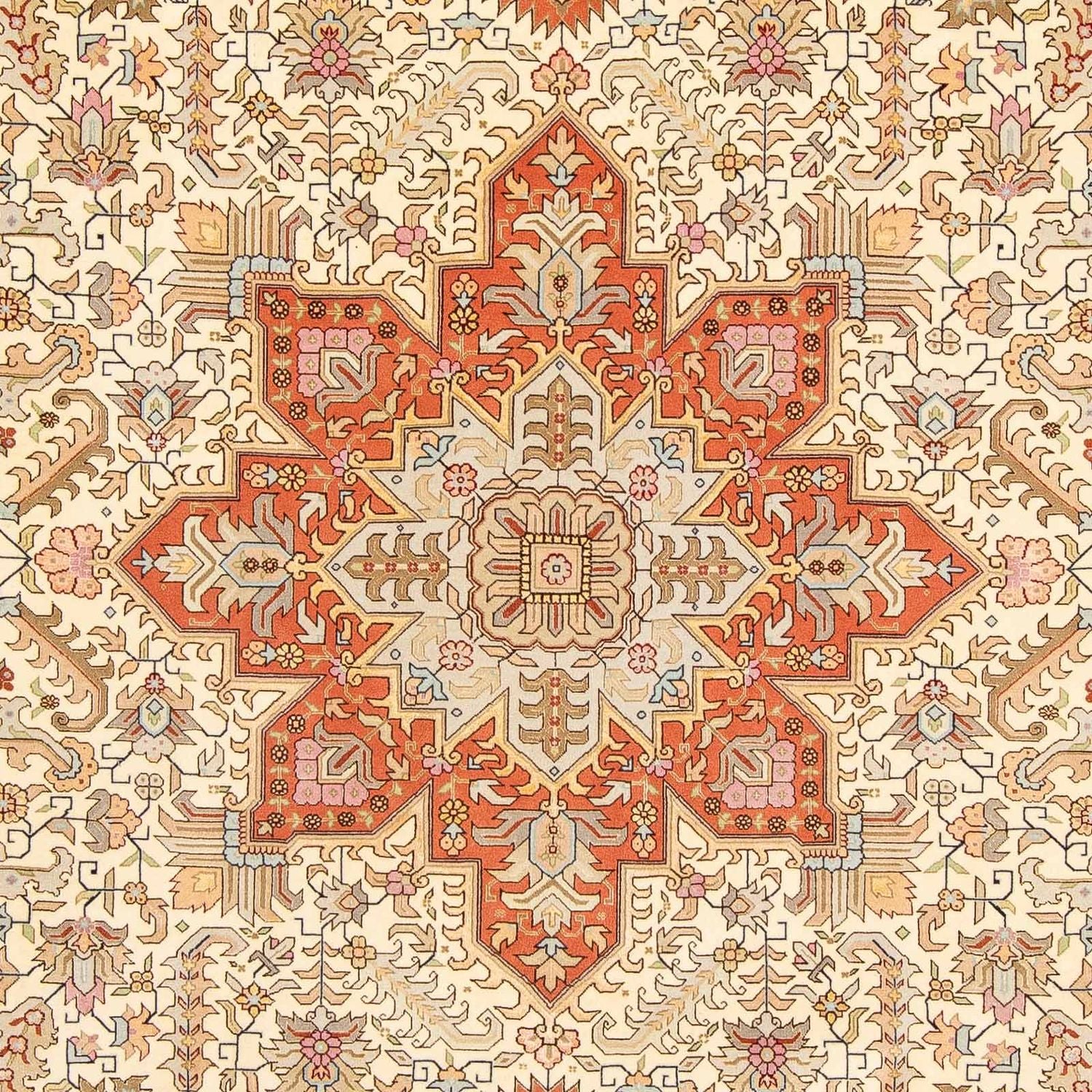 Alfombra Persa - Tabriz - Real - 300 x 204 cm - beige
