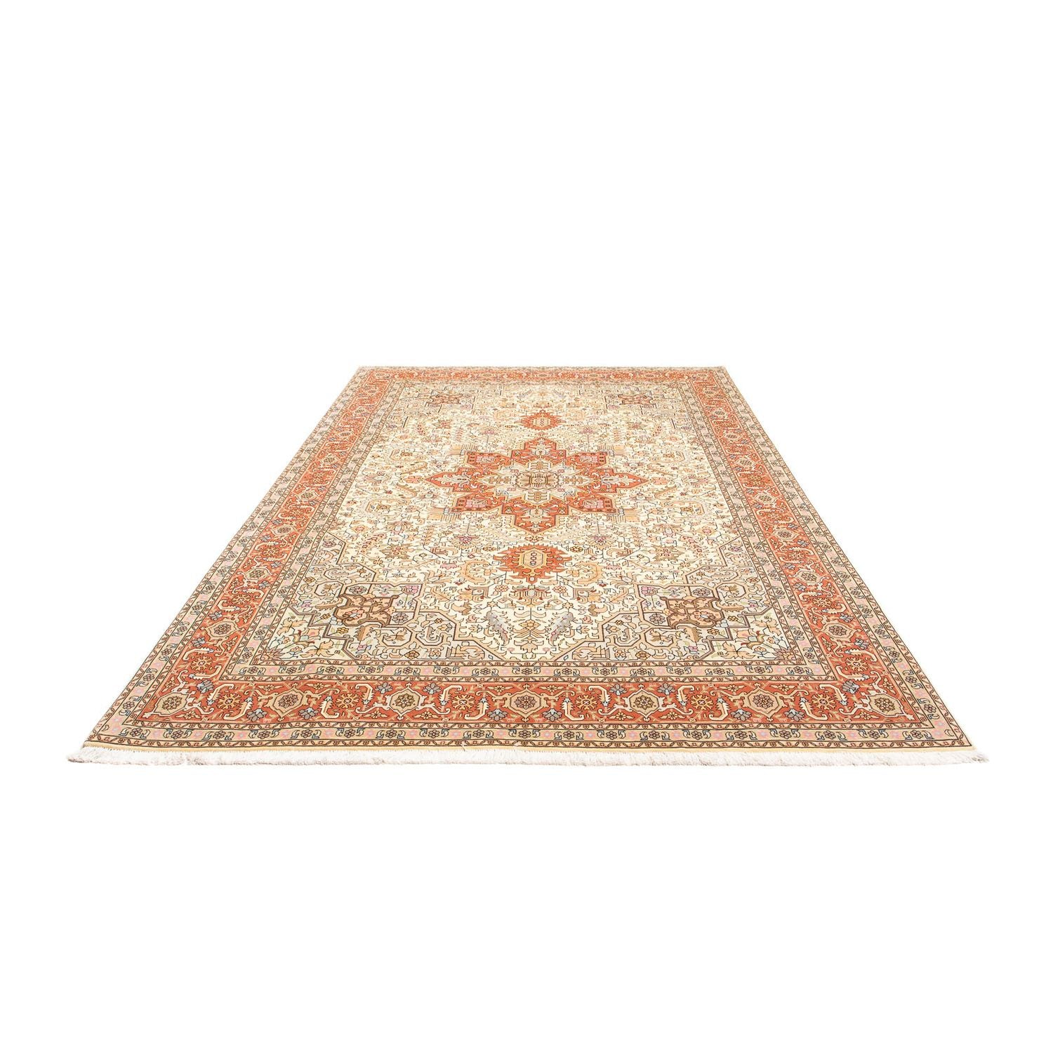 Alfombra Persa - Tabriz - Real - 300 x 204 cm - beige