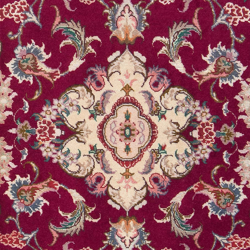Alfombra Persa - Tabriz - Real - 90 x 60 cm - rojo oscuro