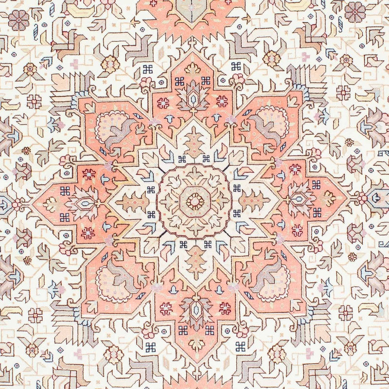 Alfombra Persa - Tabriz - Real - 216 x 153 cm - beige