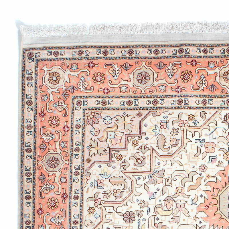 Alfombra Persa - Tabriz - Real - 216 x 153 cm - beige