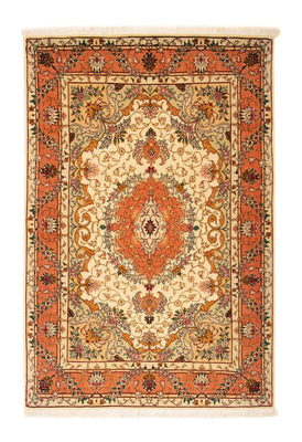 Alfombra Persa - Tabriz - Real - 153 x 102 cm - beige