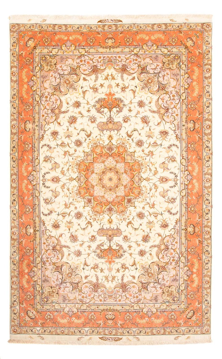 Alfombra persa - Tabriz - 303 x 199 cm - beige