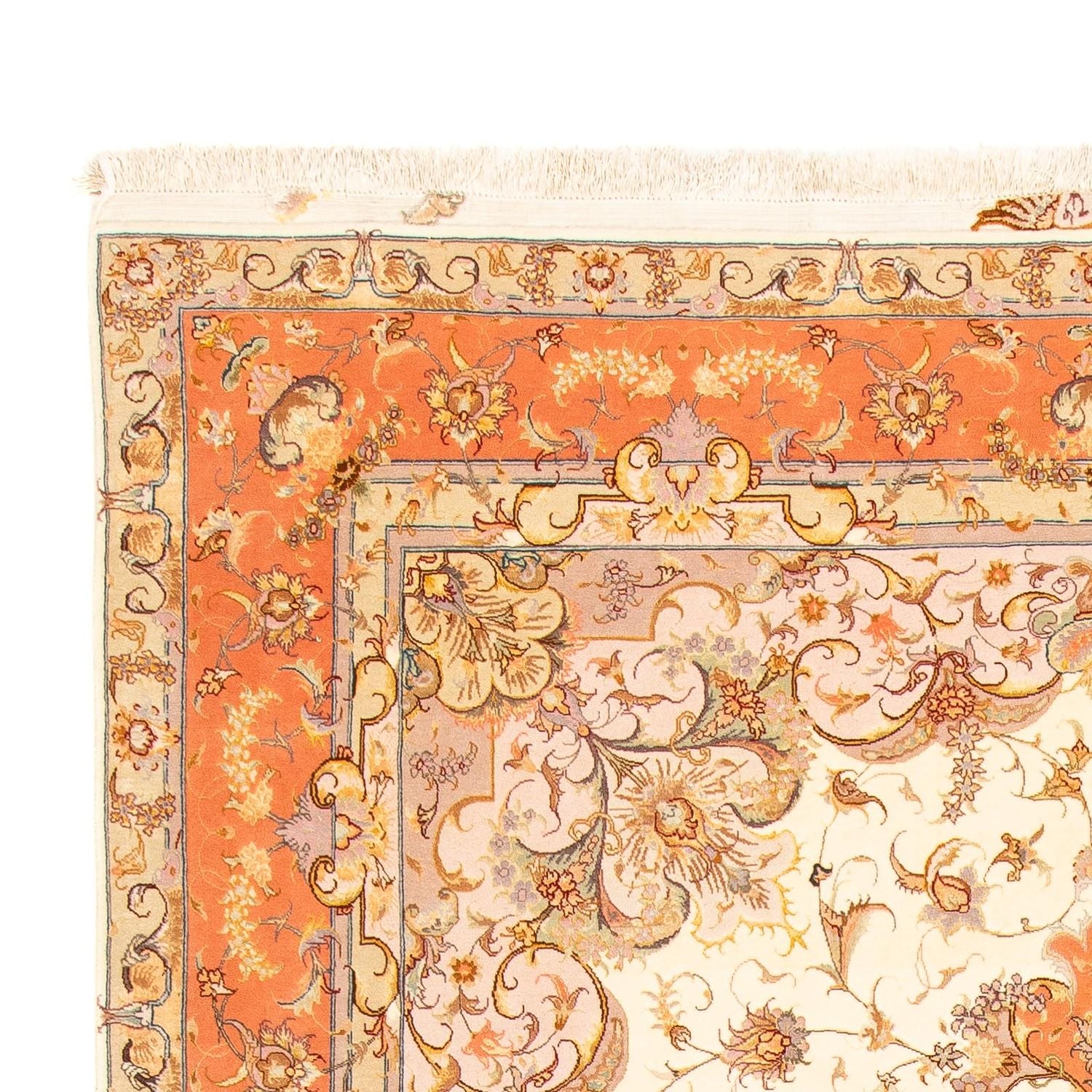 Alfombra persa - Tabriz - 303 x 199 cm - beige
