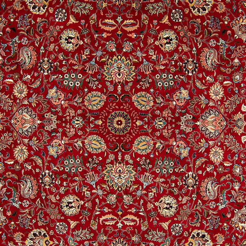 Alfombra Persa - Tabriz - Real - 388 x 286 cm - rojo oscuro