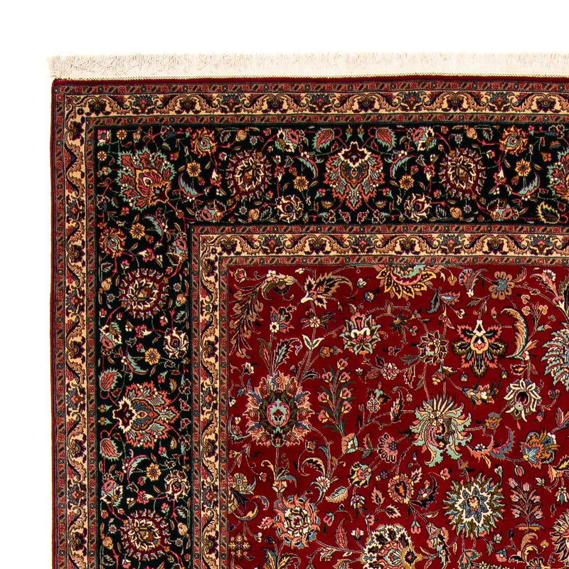 Alfombra Persa - Tabriz - Real - 388 x 286 cm - rojo oscuro