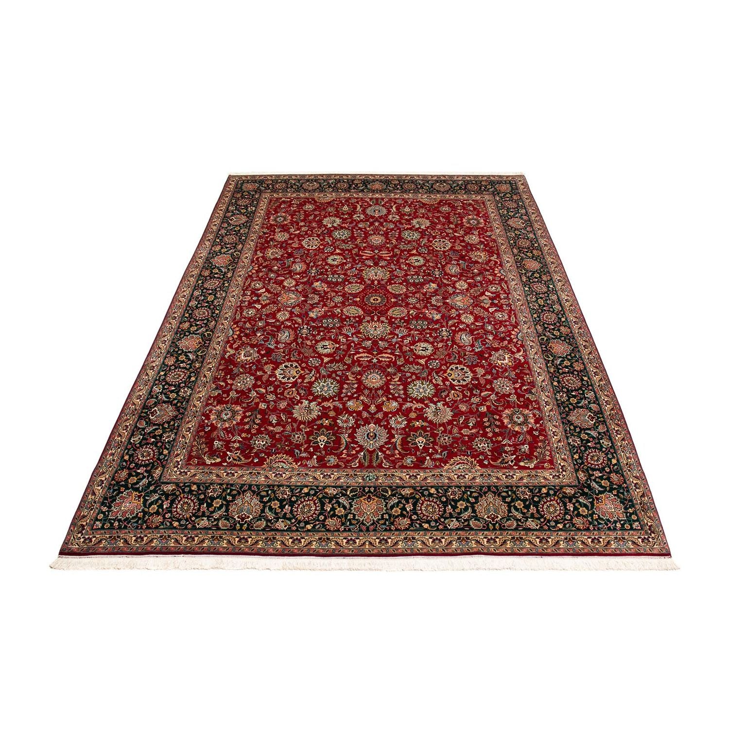 Alfombra Persa - Tabriz - Real - 388 x 286 cm - rojo oscuro