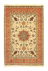 Alfombra Persa - Tabriz - Real - 151 x 102 cm - beige