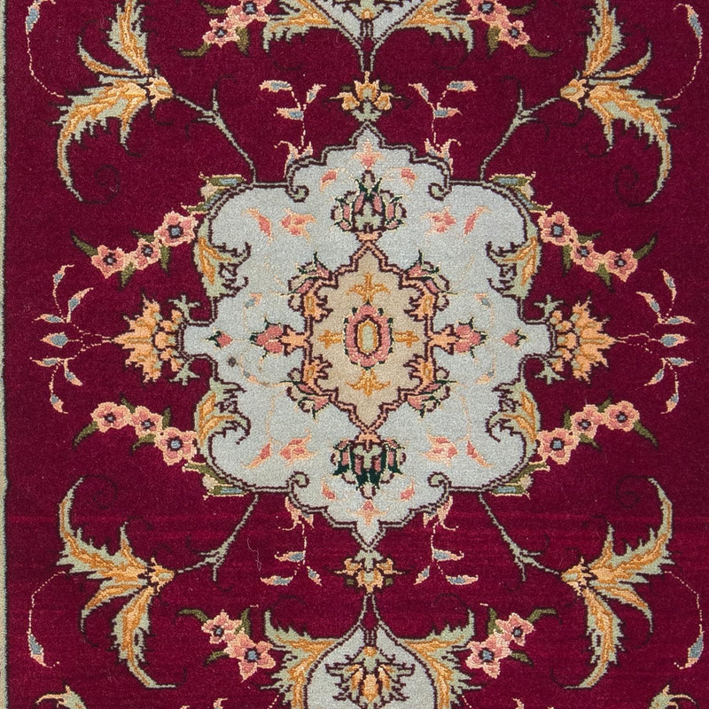 Alfombra Persa - Tabriz - Real - 90 x 60 cm - rojo oscuro