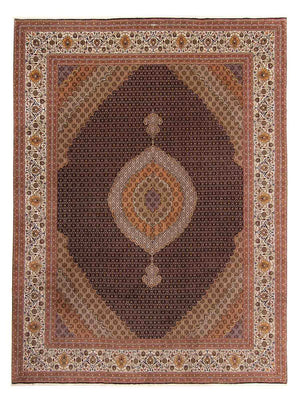 Alfombra persa - Tabriz - 395 x 303 cm - marrón claro