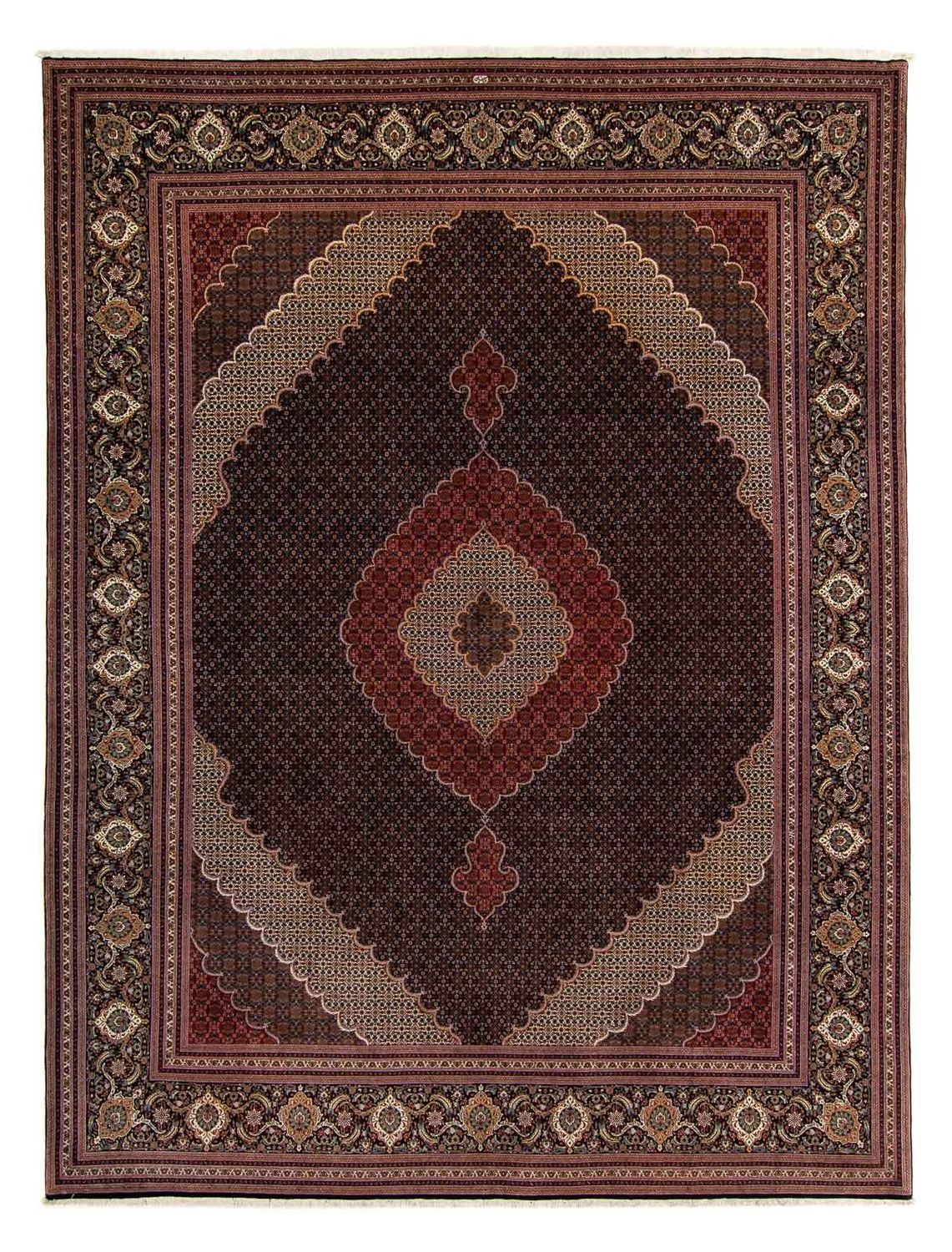 Alfombra persa - Tabriz - 400 x 304 cm - marrón