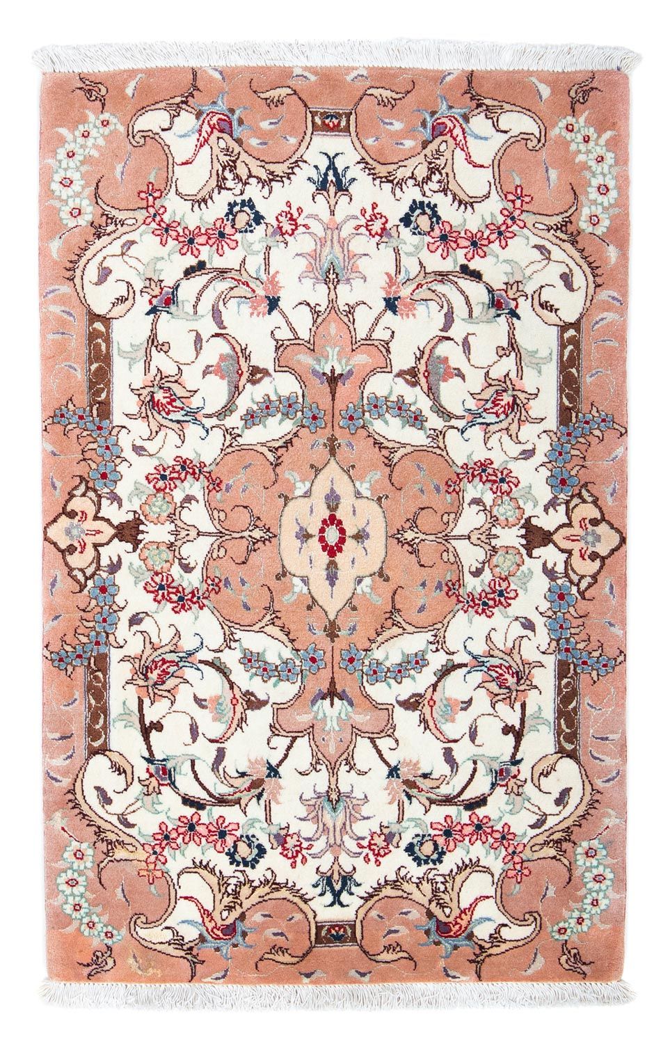 Alfombra Persa - Tabriz - Real - 90 x 60 cm - beige