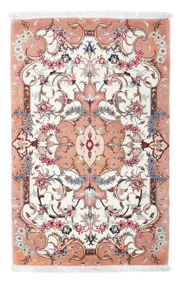 Alfombra Persa - Tabriz - Real - 90 x 60 cm - beige