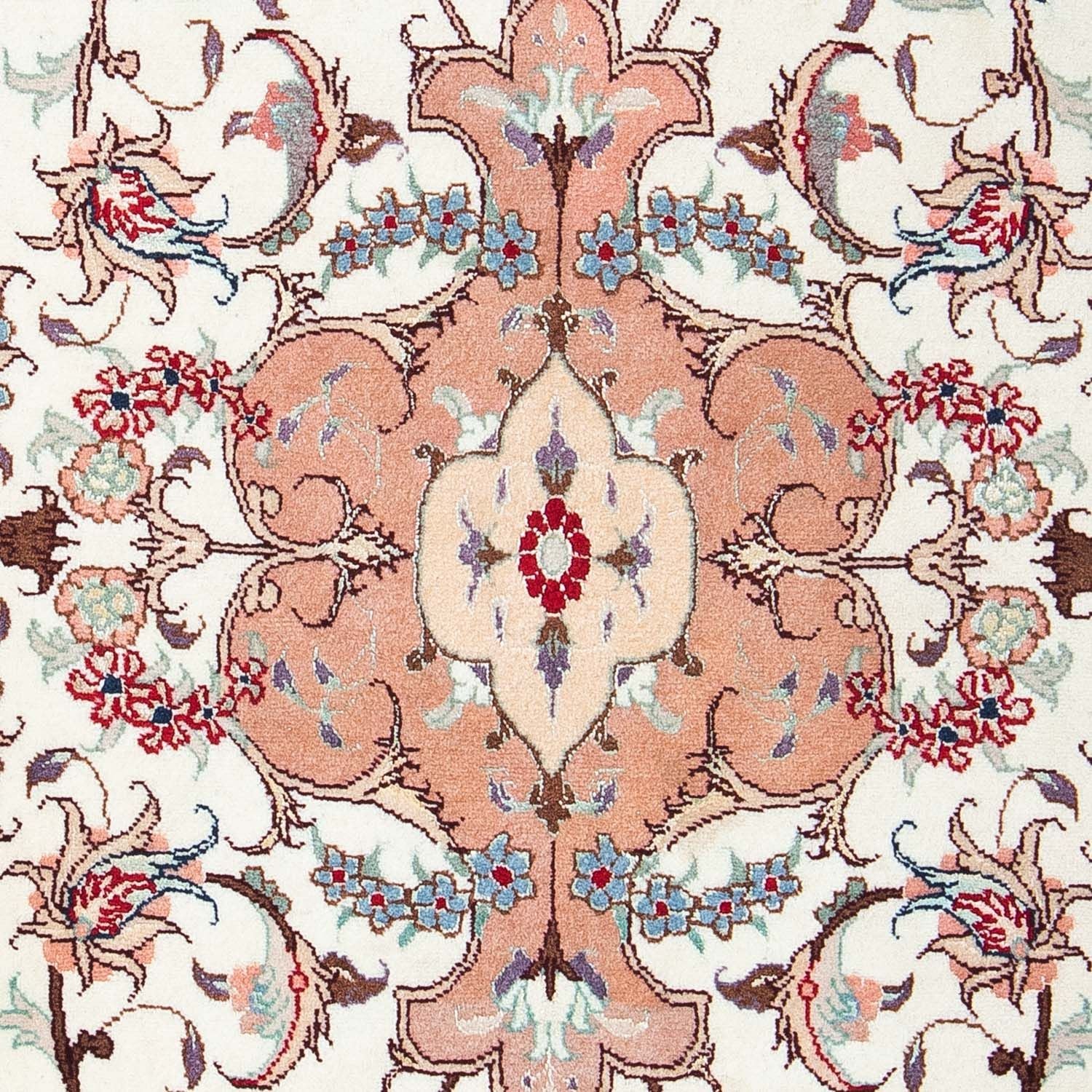 Alfombra Persa - Tabriz - Real - 90 x 60 cm - beige